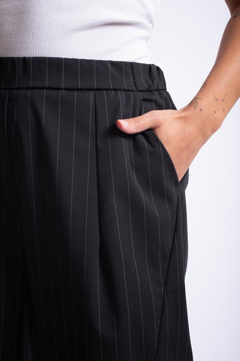 Lässige Nadelstreifen Hose Ella